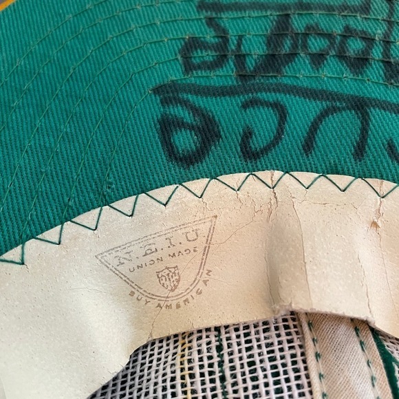 Vintage Oakland A's Athletics Union Made Fitted Cap Hat Sz Small USA 60s Patch - Picture 11 of 11